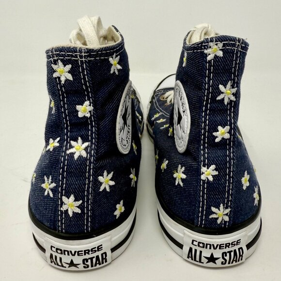 Converse Chuck Taylor All Star Hi Denim Daisy High Tops - Picture 5 of 8